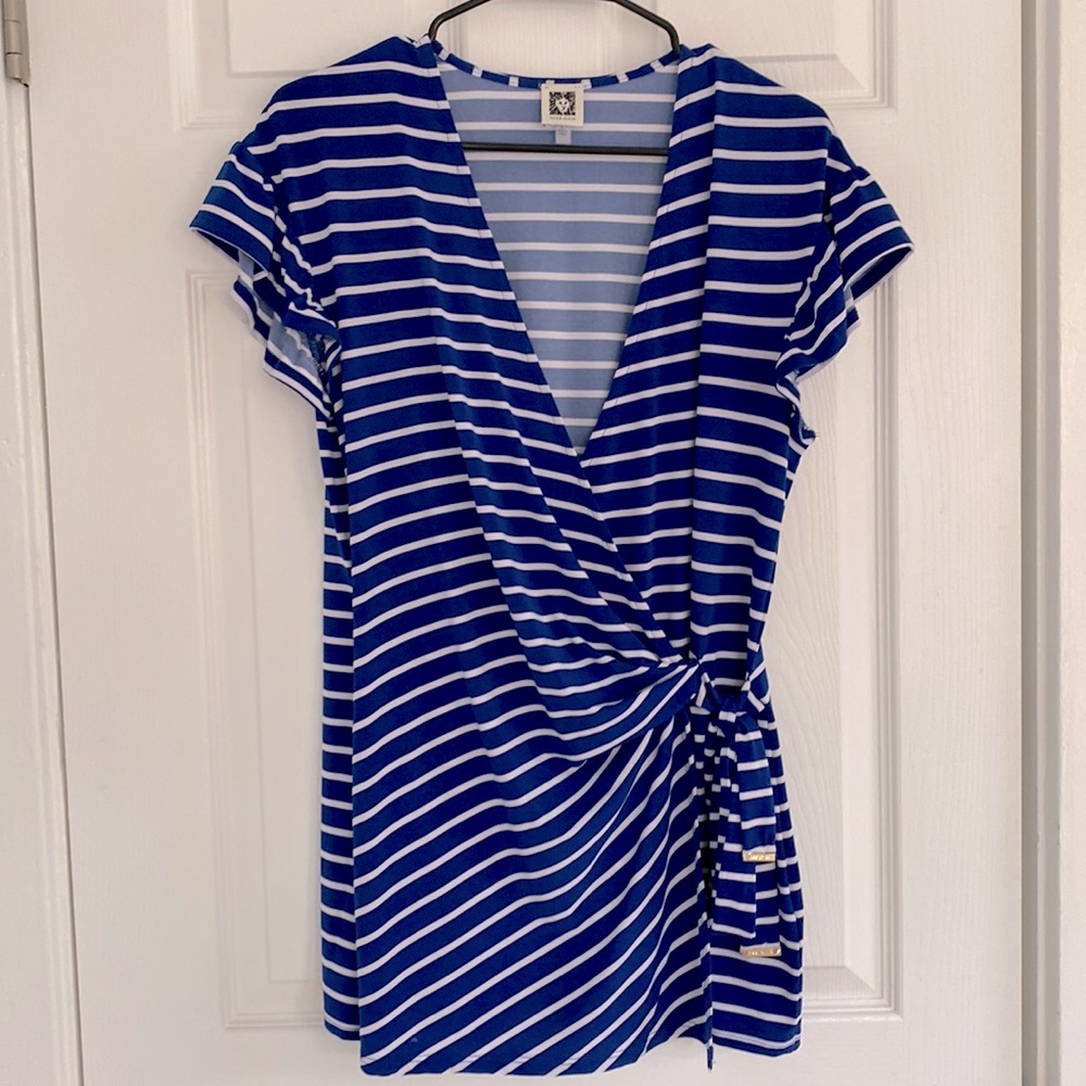 COPY - Anne Klein Faux Wrap Top